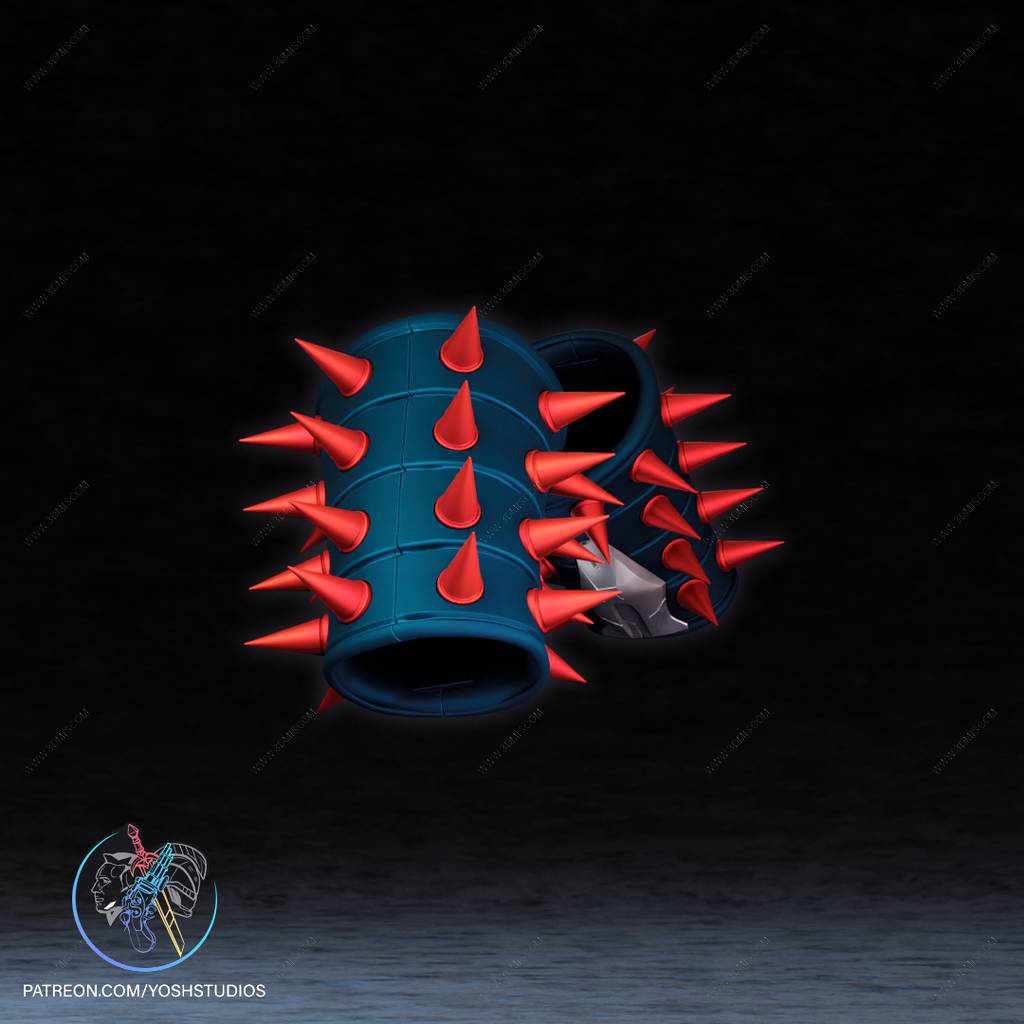 P站图纸印象馆 Yosh 漫威 蜘蛛朋克的手镯 Yosh 漫威 蜘蛛朋克的手镯