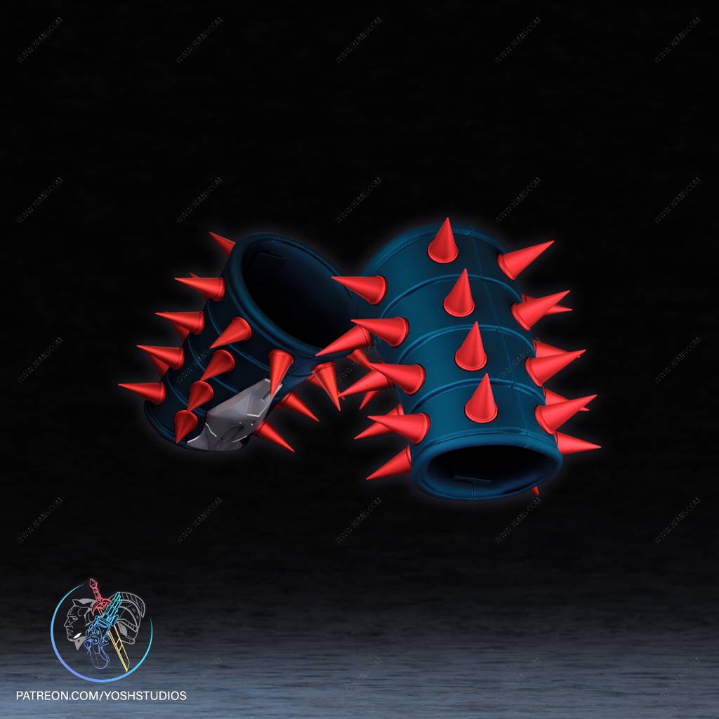 P站图纸印象馆 Yosh 漫威 蜘蛛朋克的手镯 Yosh 漫威 蜘蛛朋克的手镯