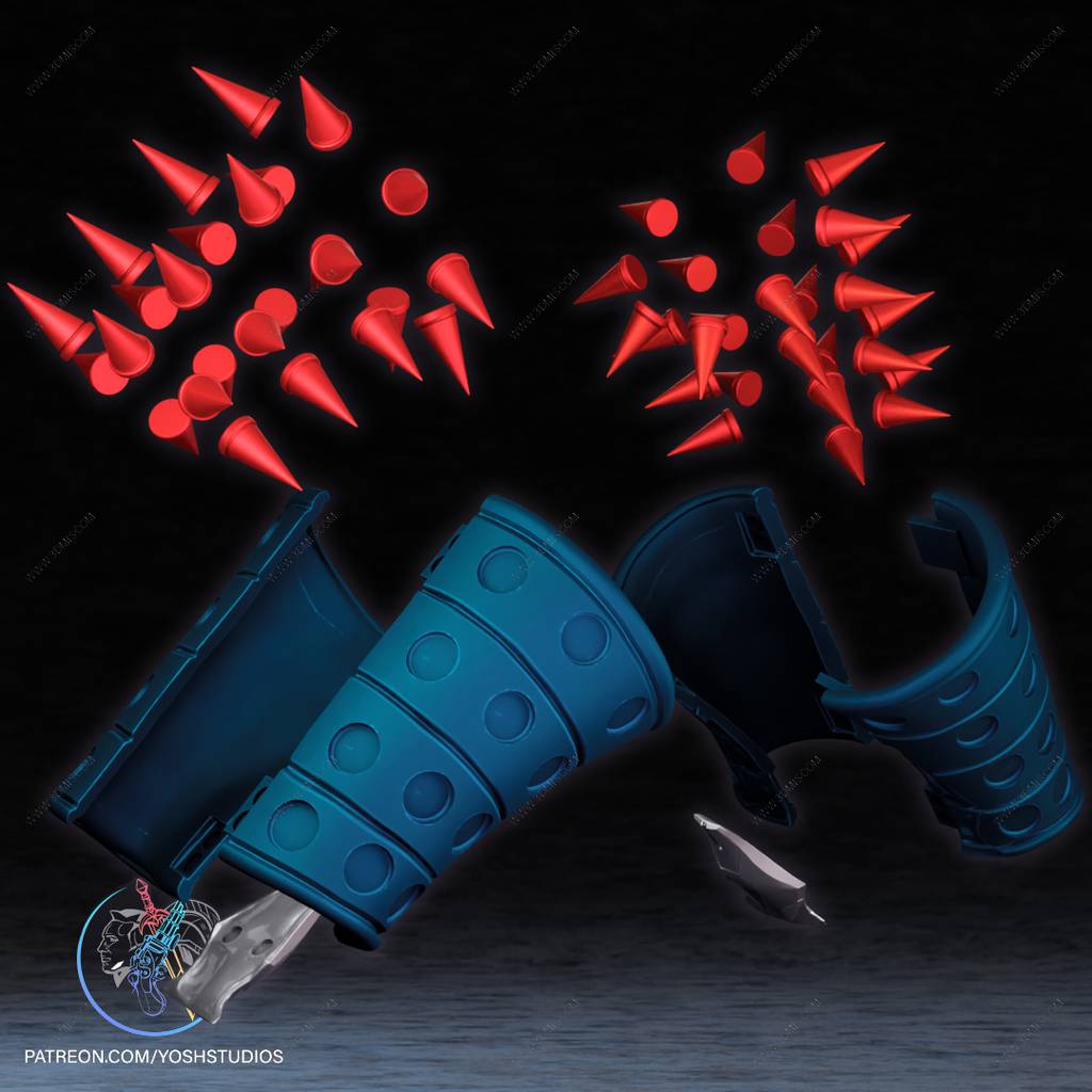 P站图纸印象馆 Yosh 漫威 蜘蛛朋克的手镯 Yosh 漫威 蜘蛛朋克的手镯