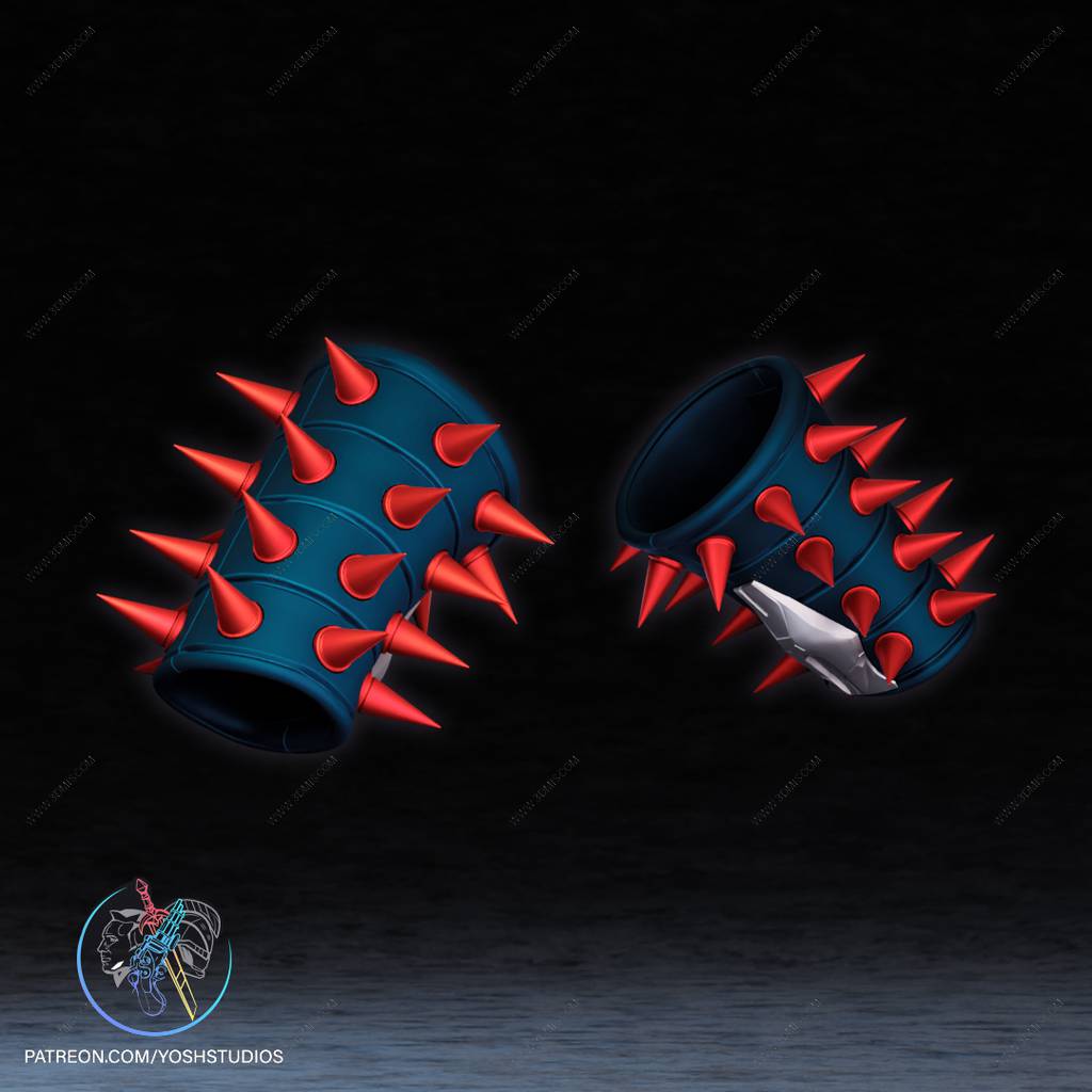 P站图纸印象馆 Yosh 漫威 蜘蛛朋克的手镯 Yosh 漫威 蜘蛛朋克的手镯