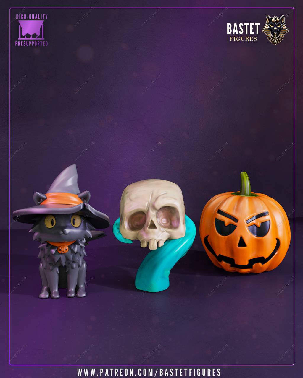 P站图纸印象馆 Bastet Figures 万圣节礼包 Bastet Figures 万圣节礼包