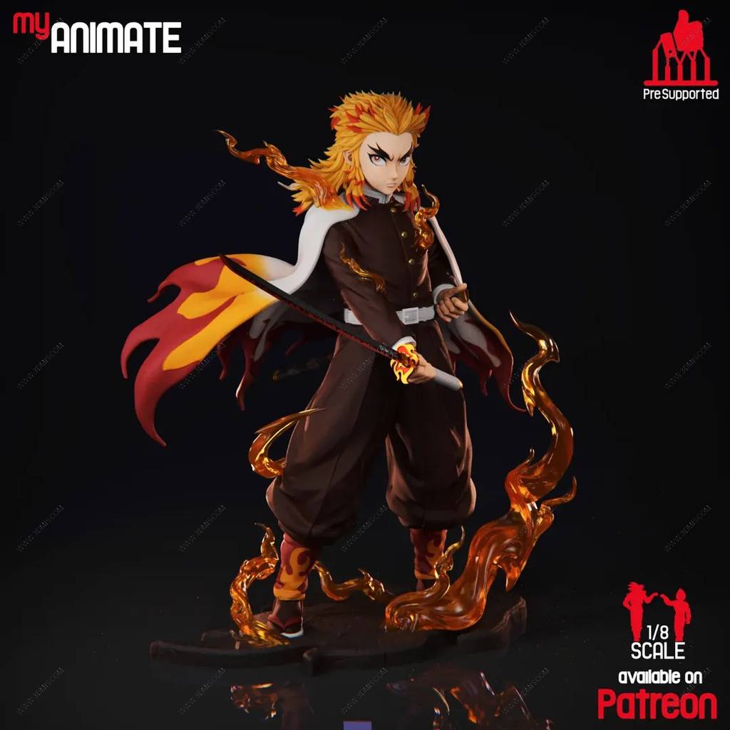 P站图纸印象馆 MyAnimate 鬼灭之刃 炼狱杏寿郎 MyAnimate 鬼灭之刃 炼狱杏寿郎