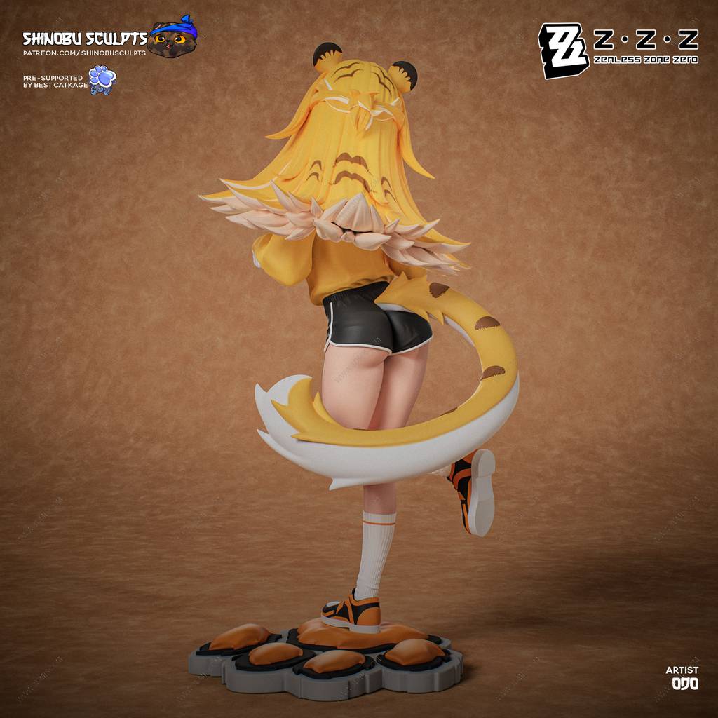 P站图纸印象馆 Shinobu Sculpts 绝区零 橘福福 Shinobu Sculpts 绝区零 橘福福