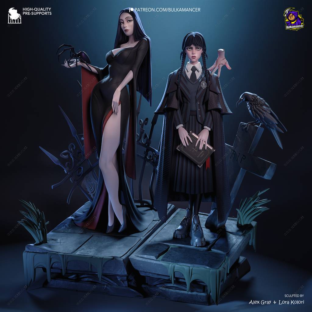 P站图纸印象馆 Bulkamancer 亚当斯一家 温丝迪和莫蒂西亚 Bulkamancer 亚当斯一家 温丝迪和莫蒂西亚