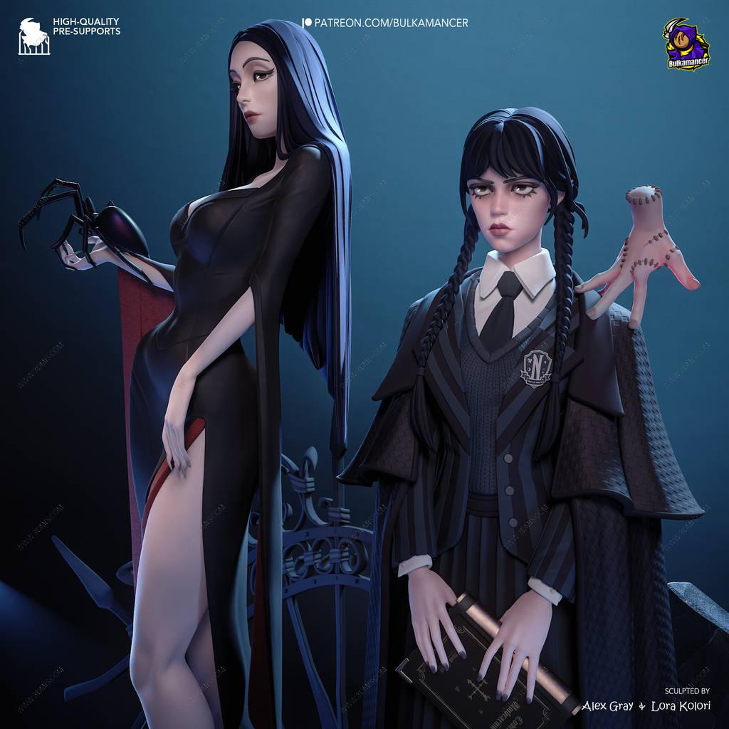 P站图纸印象馆 Bulkamancer 亚当斯一家 温丝迪和莫蒂西亚 Bulkamancer 亚当斯一家 温丝迪和莫蒂西亚