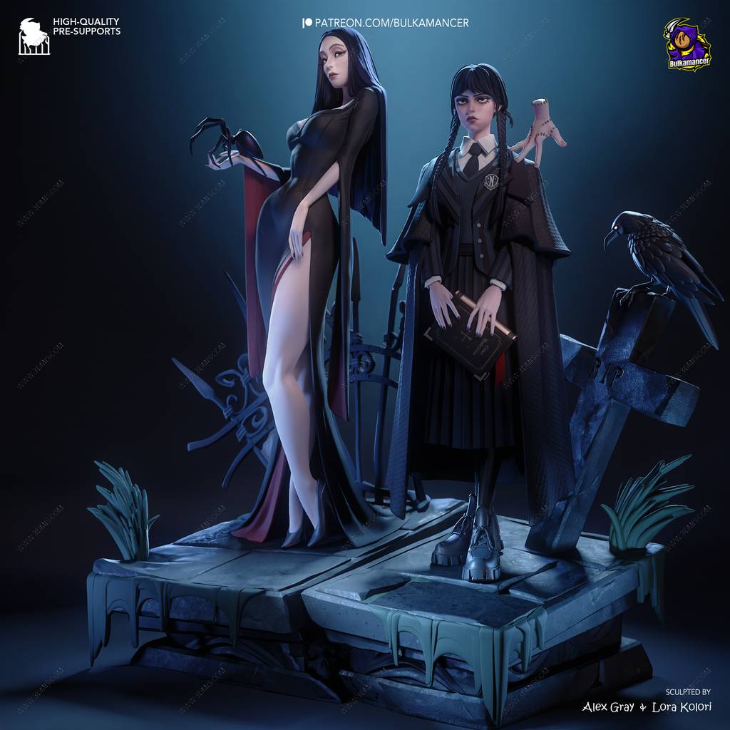 P站图纸印象馆 Bulkamancer 亚当斯一家 温丝迪和莫蒂西亚 Bulkamancer 亚当斯一家 温丝迪和莫蒂西亚