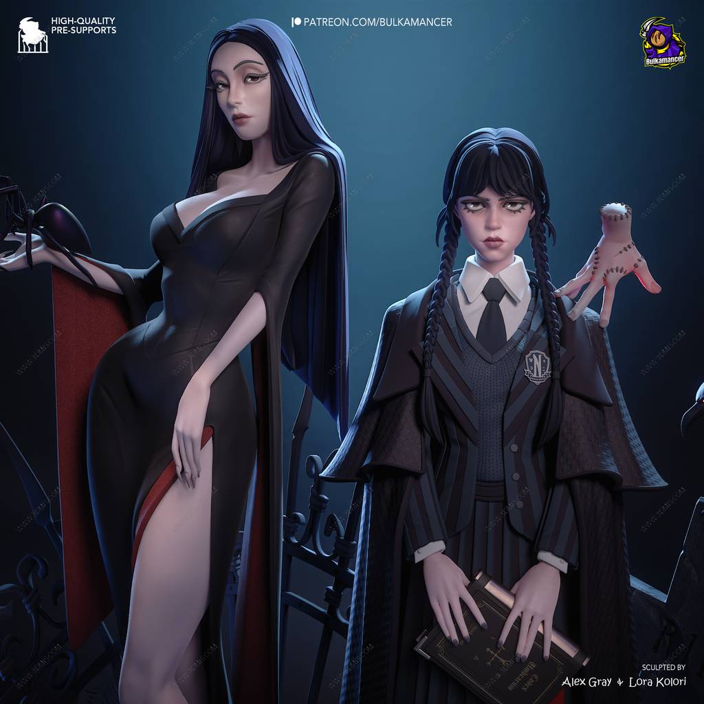 P站图纸印象馆 Bulkamancer 亚当斯一家 温丝迪和莫蒂西亚 Bulkamancer 亚当斯一家 温丝迪和莫蒂西亚