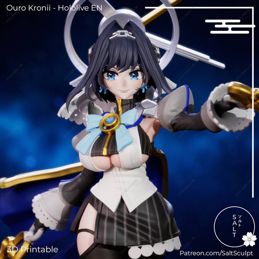 P站图纸印象馆 SaltSculpt 虚拟偶像 欧若·可萝妮 SaltSculpt 虚拟偶像 欧若·可萝妮