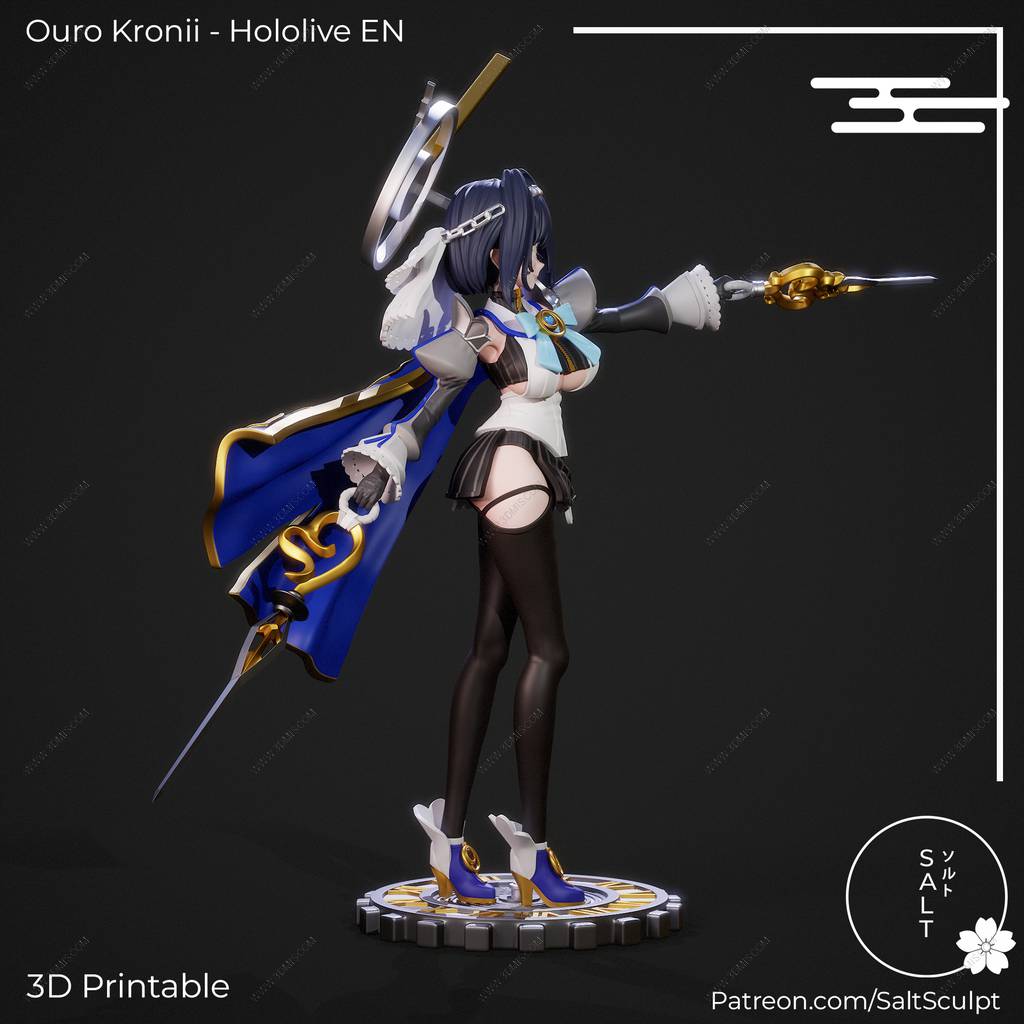 P站图纸印象馆 SaltSculpt 虚拟偶像 欧若·可萝妮 SaltSculpt 虚拟偶像 欧若·可萝妮