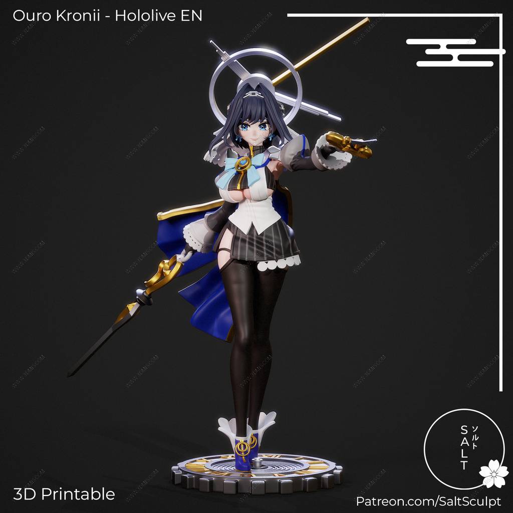 P站图纸印象馆 SaltSculpt 虚拟偶像 欧若·可萝妮 SaltSculpt 虚拟偶像 欧若·可萝妮