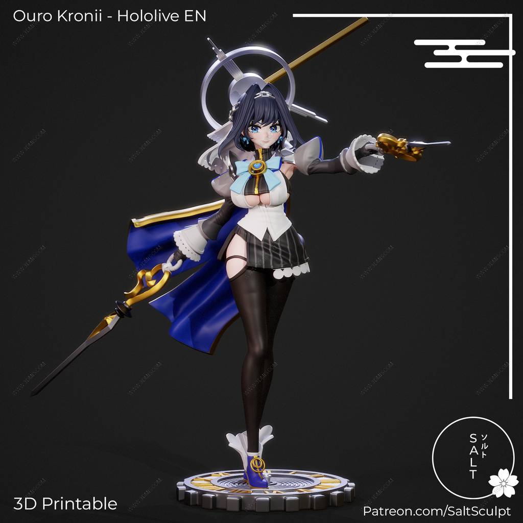 P站图纸印象馆 SaltSculpt 虚拟偶像 欧若·可萝妮 SaltSculpt 虚拟偶像 欧若·可萝妮