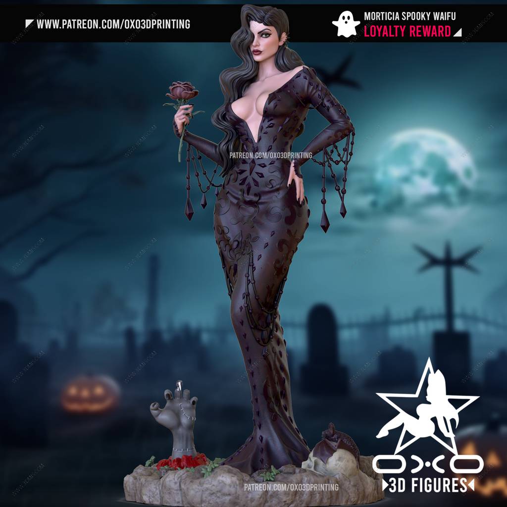 P站图纸印象馆 OXO3D 亚当斯一家 莫蒂西亚·亚当斯 OXO3D 亚当斯一家 莫蒂西亚·亚当斯