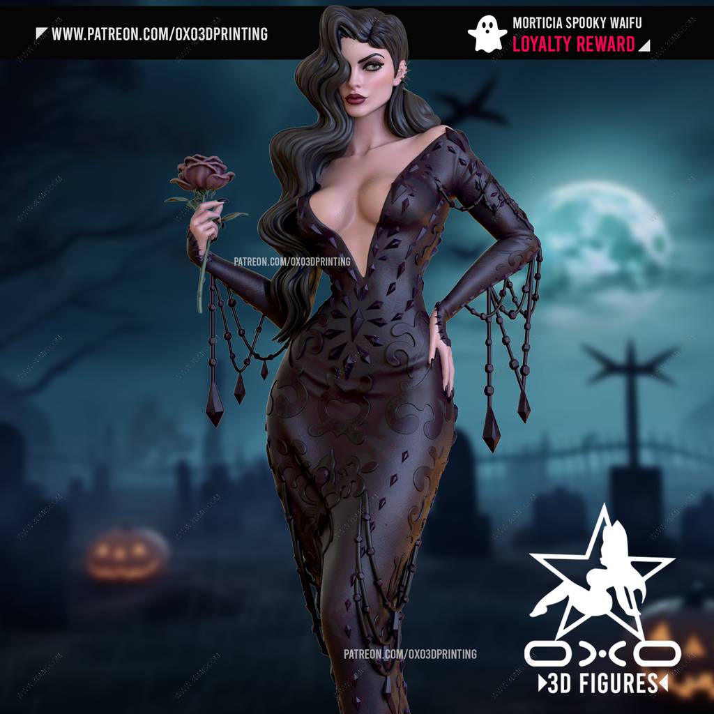 P站图纸印象馆 OXO3D 亚当斯一家 莫蒂西亚·亚当斯 OXO3D 亚当斯一家 莫蒂西亚·亚当斯