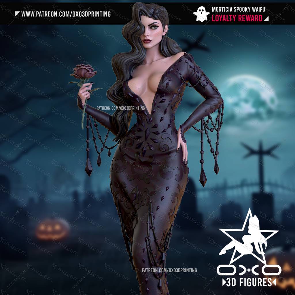 P站图纸印象馆 OXO3D 亚当斯一家 莫蒂西亚·亚当斯 OXO3D 亚当斯一家 莫蒂西亚·亚当斯