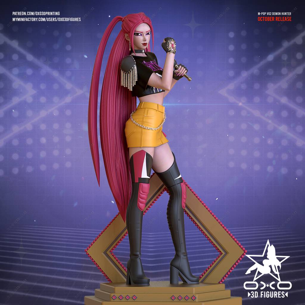 P站图纸印象馆 OXO3D 猎魔女团 米拉 OXO3D 猎魔女团 米拉