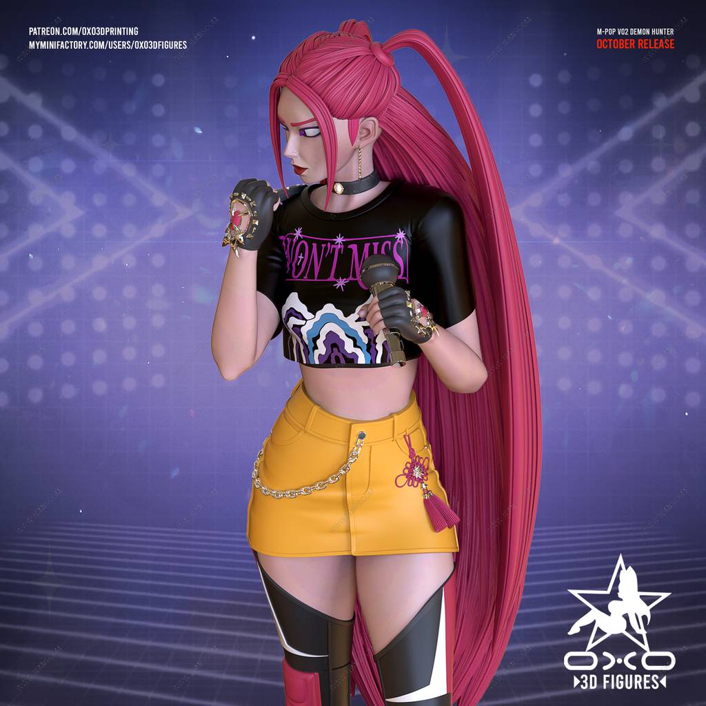 P站图纸印象馆 OXO3D 猎魔女团 米拉 OXO3D 猎魔女团 米拉