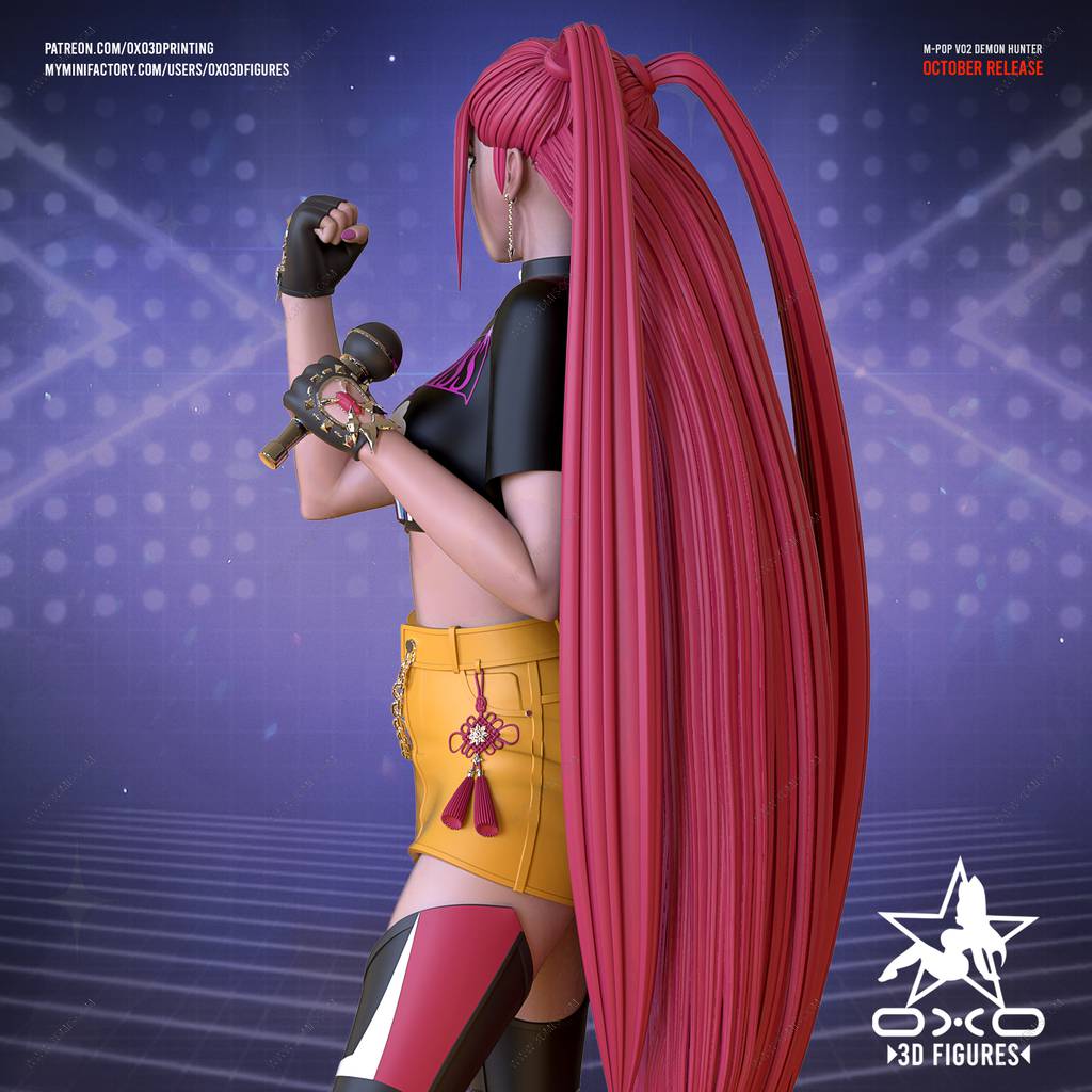 P站图纸印象馆 OXO3D 猎魔女团 米拉 OXO3D 猎魔女团 米拉