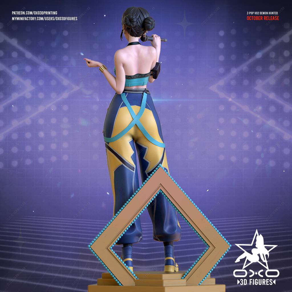 P站图纸印象馆 OXO3D 猎魔女团 佐伊 OXO3D 猎魔女团 佐伊