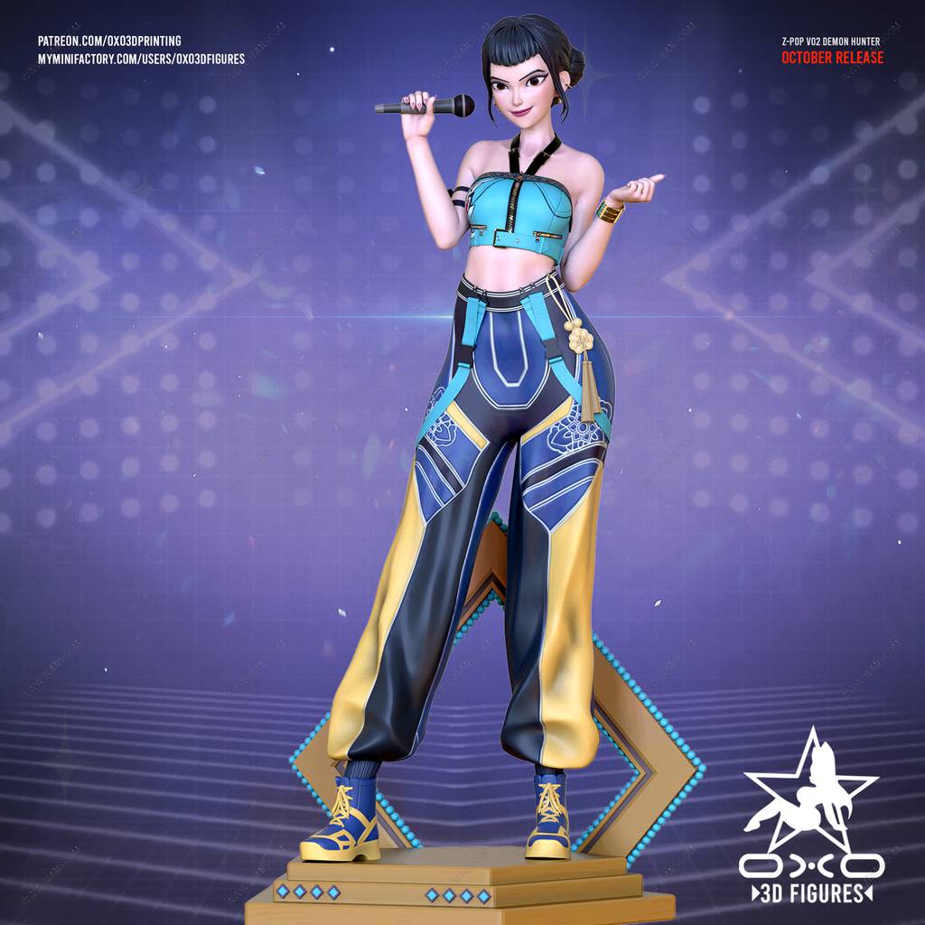 P站图纸印象馆 OXO3D 猎魔女团 佐伊 OXO3D 猎魔女团 佐伊