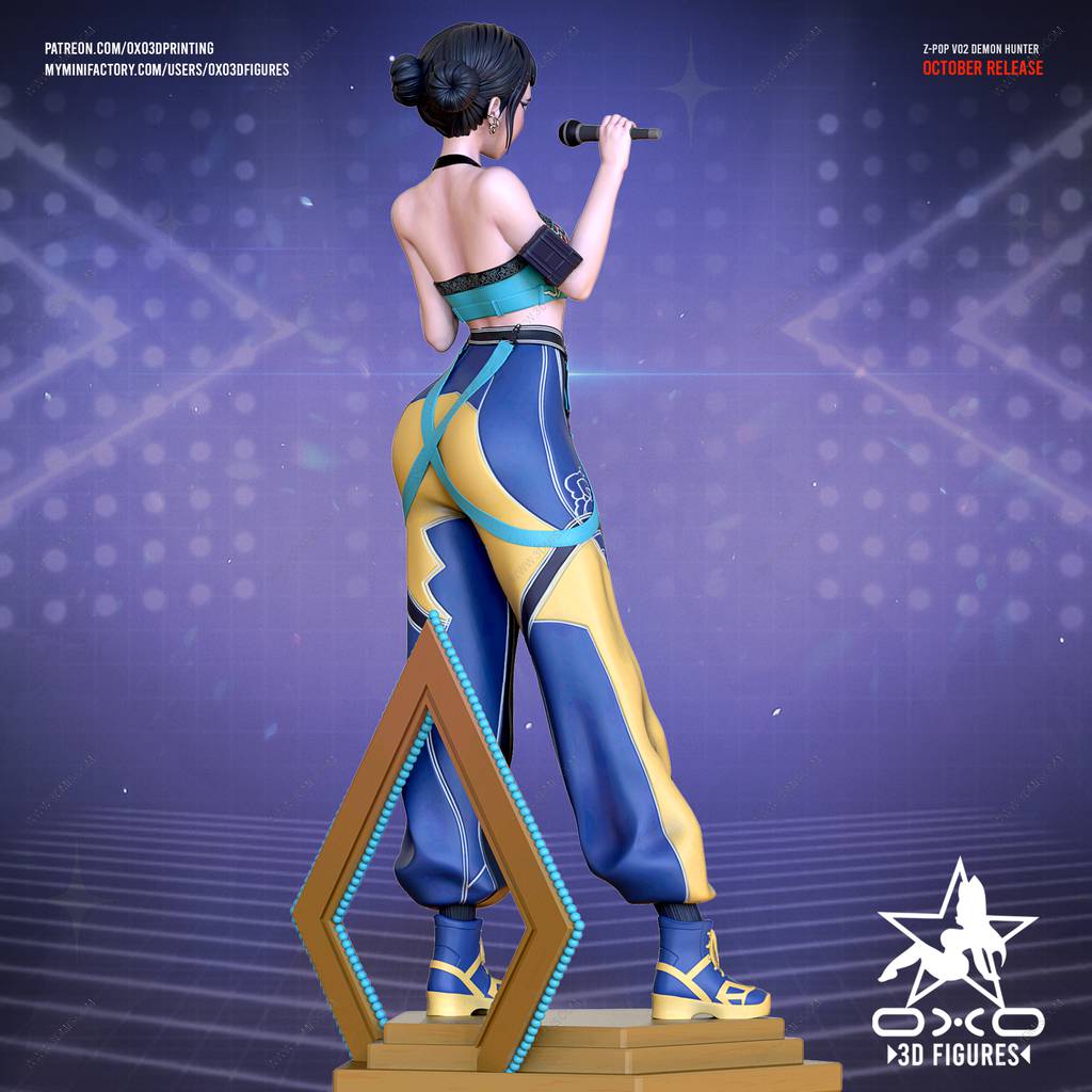 P站图纸印象馆 OXO3D 猎魔女团 佐伊 OXO3D 猎魔女团 佐伊