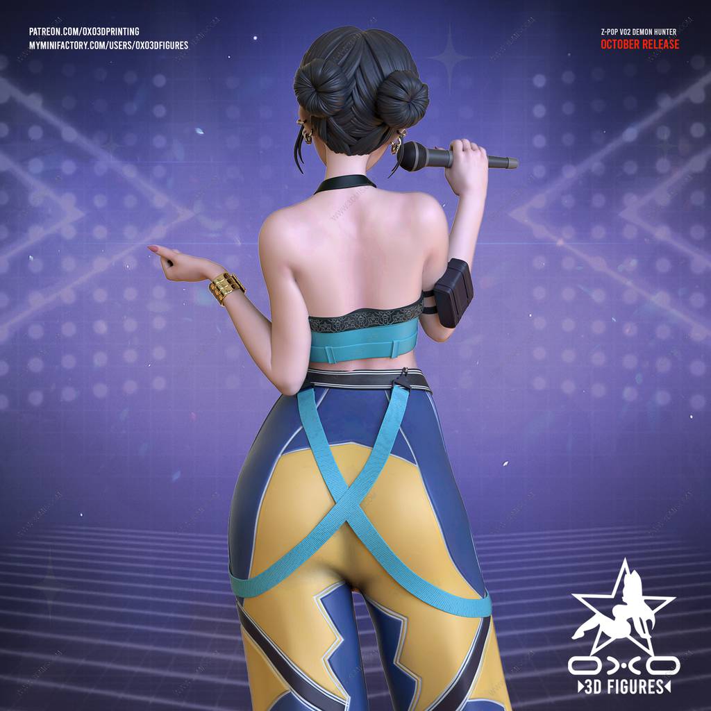 P站图纸印象馆 OXO3D 猎魔女团 佐伊 OXO3D 猎魔女团 佐伊