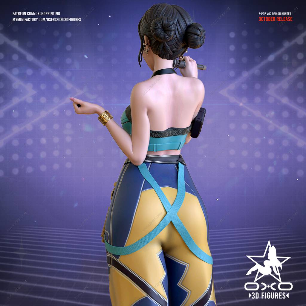 P站图纸印象馆 OXO3D 猎魔女团 佐伊 OXO3D 猎魔女团 佐伊