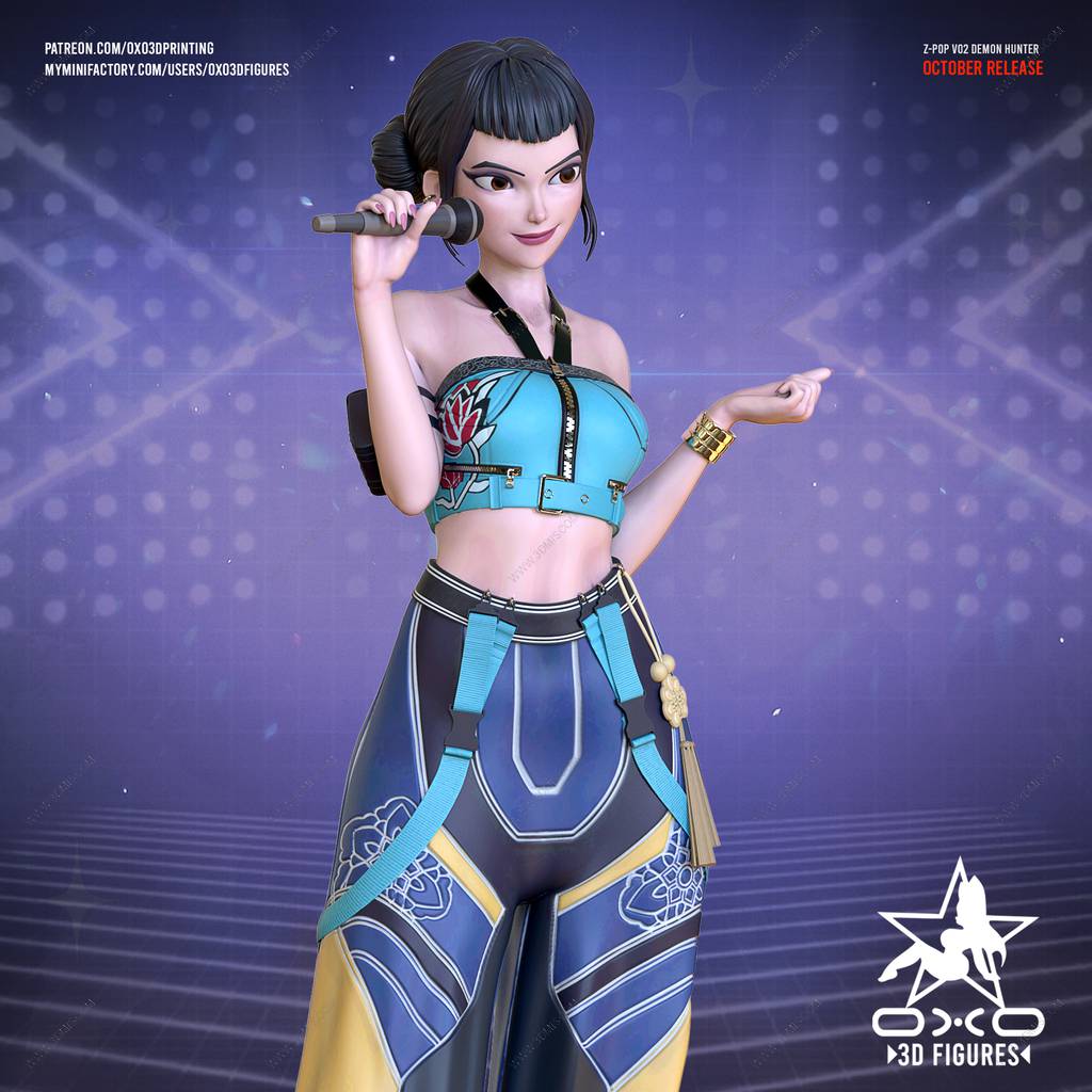 P站图纸印象馆 OXO3D 猎魔女团 佐伊 OXO3D 猎魔女团 佐伊