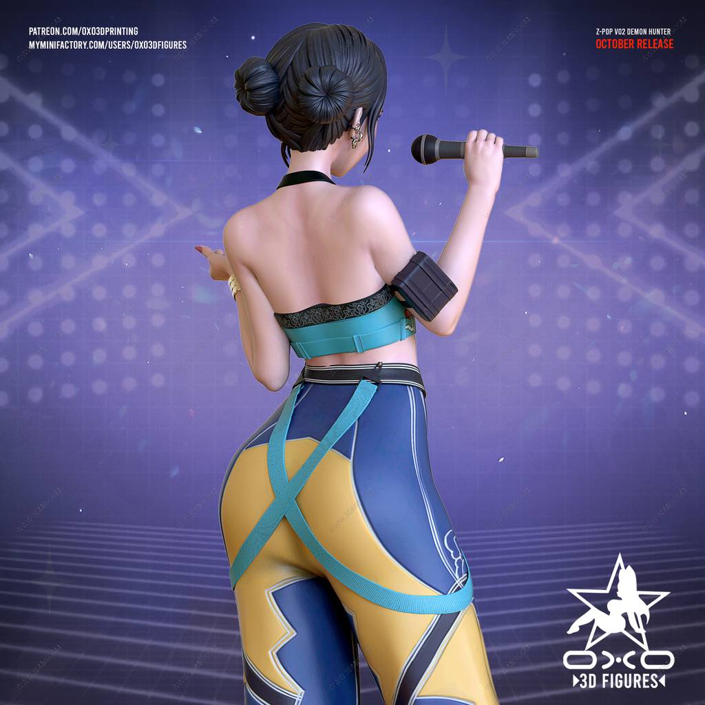 P站图纸印象馆 OXO3D 猎魔女团 佐伊 OXO3D 猎魔女团 佐伊