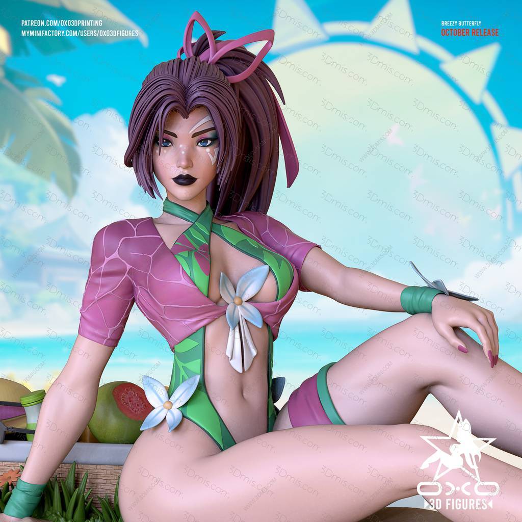 P站图纸印象馆 OXO3D 漫威 灵蝶 OXO3D 漫威 灵蝶