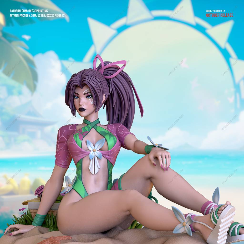 P站图纸印象馆 OXO3D 漫威 灵蝶 OXO3D 漫威 灵蝶