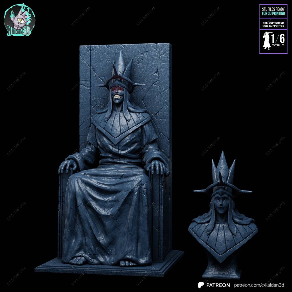 P站图纸印象馆 Kaidan 我独自升级 神之雕像 Kaidan 我独自升级 神之雕像