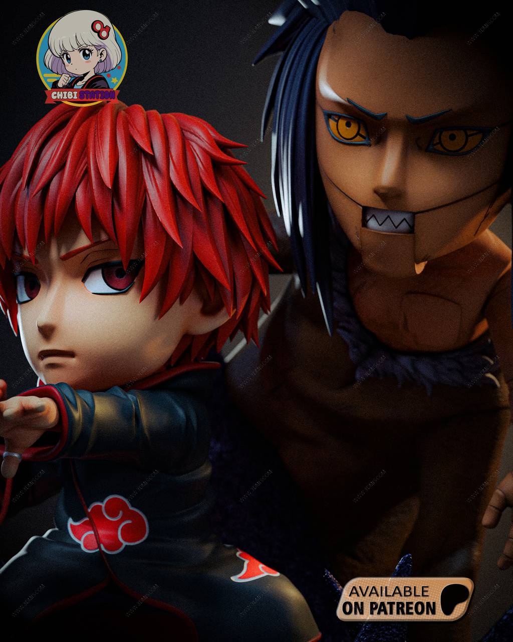 P站图纸印象馆 Chibi Station 火影忍者 赤砂之蝎 Chibi Station 火影忍者 赤砂之蝎