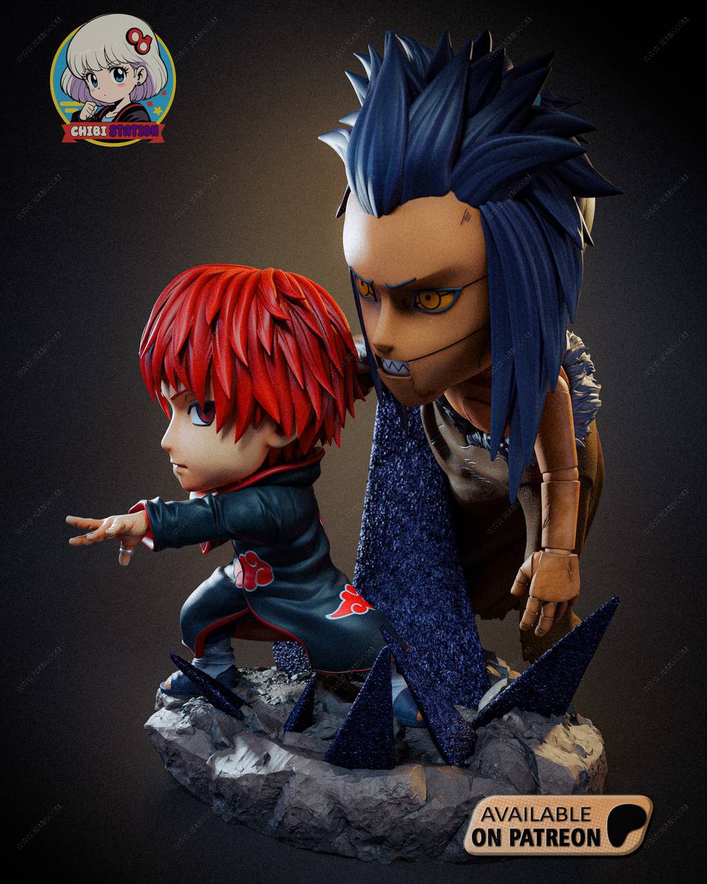 P站图纸印象馆 Chibi Station 火影忍者 赤砂之蝎 Chibi Station 火影忍者 赤砂之蝎