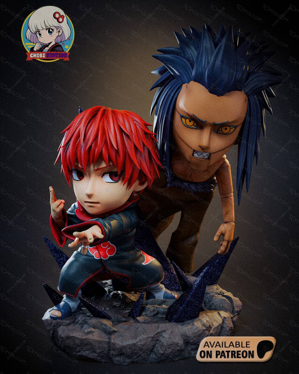 P站图纸印象馆 Chibi Station 火影忍者 赤砂之蝎 Chibi Station 火影忍者 赤砂之蝎