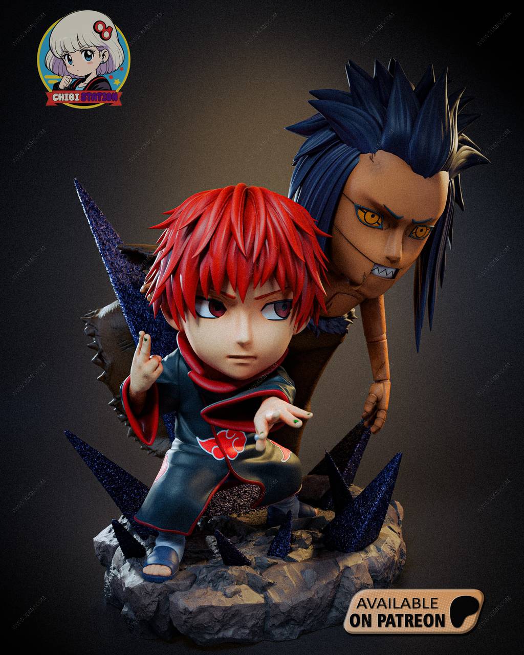 P站图纸印象馆 Chibi Station 火影忍者 赤砂之蝎 Chibi Station 火影忍者 赤砂之蝎