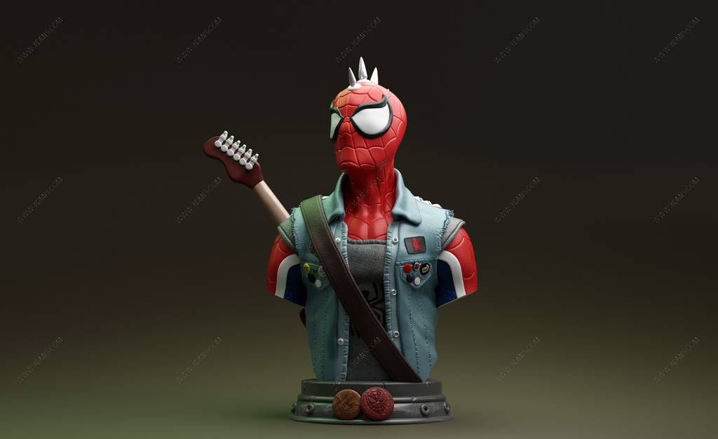 P站图纸印象馆 漫威 蜘蛛朋克 漫威 蜘蛛朋克