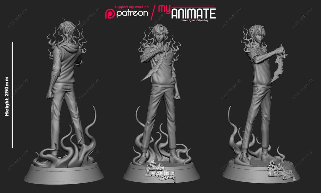 P站图纸印象馆 MyAnimate 我独自升级 程肖宇 MyAnimate 我独自升级 程肖宇