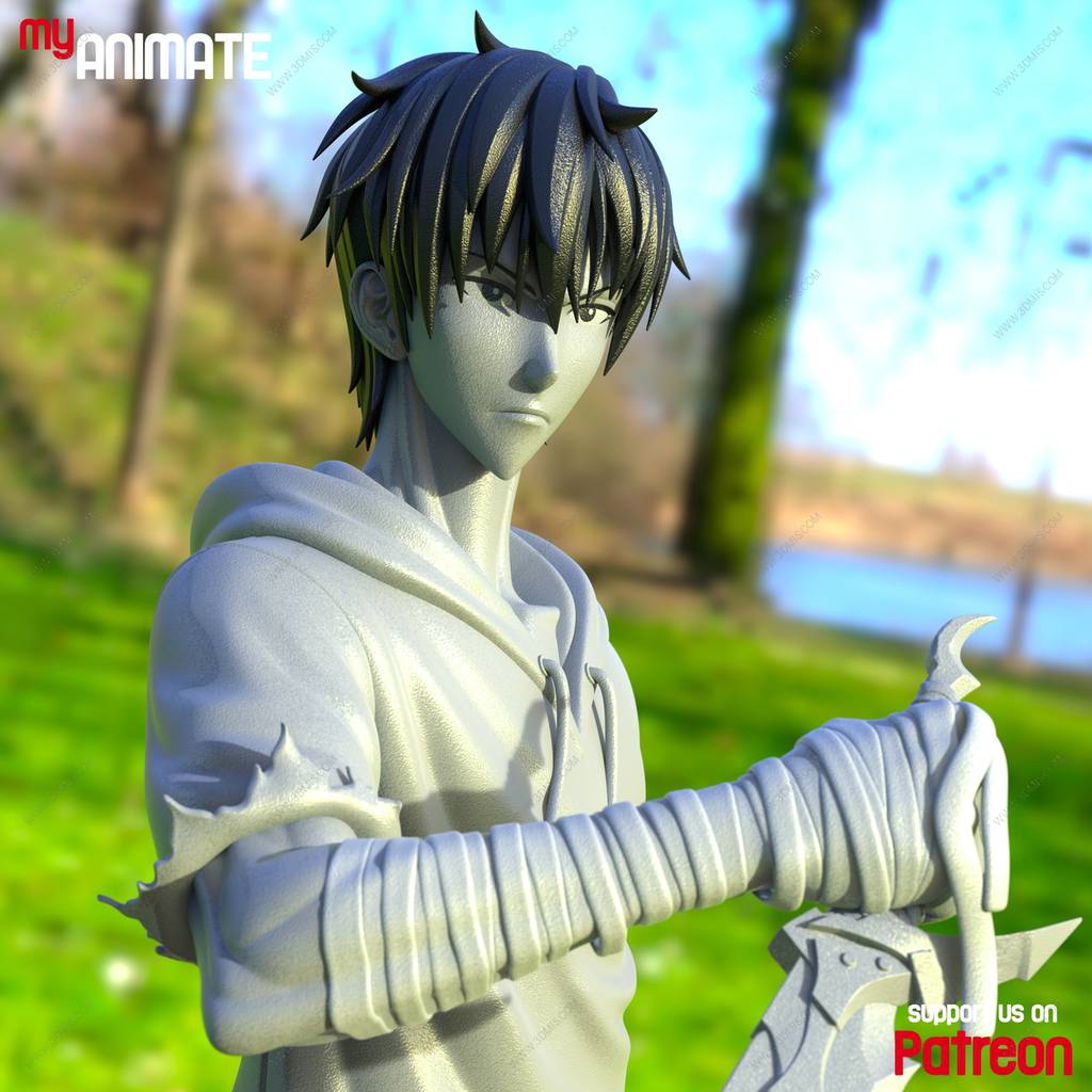 P站图纸印象馆 MyAnimate 我独自升级 程肖宇 MyAnimate 我独自升级 程肖宇