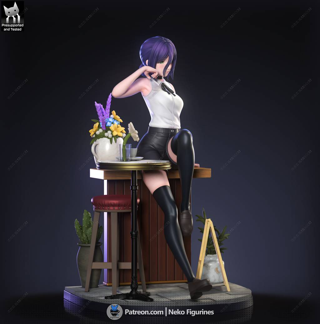 P站图纸印象馆 Neko 电锯人 蕾泽 Neko 电锯人 蕾泽