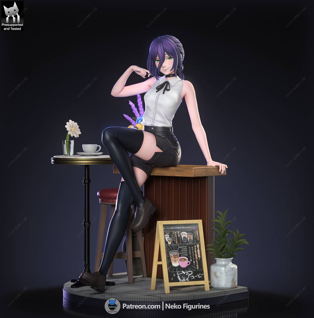 P站图纸印象馆 Neko 电锯人 蕾泽 Neko 电锯人 蕾泽