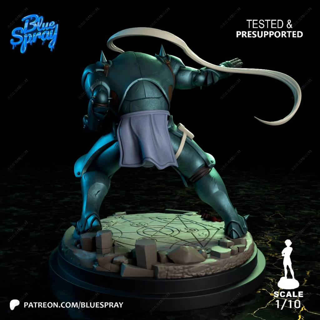 P站图纸印象馆 Blue Spray 钢之炼金术师 艾尔冯斯·艾尔利克 Blue Spray 钢之炼金术师 艾尔冯斯·艾尔利克