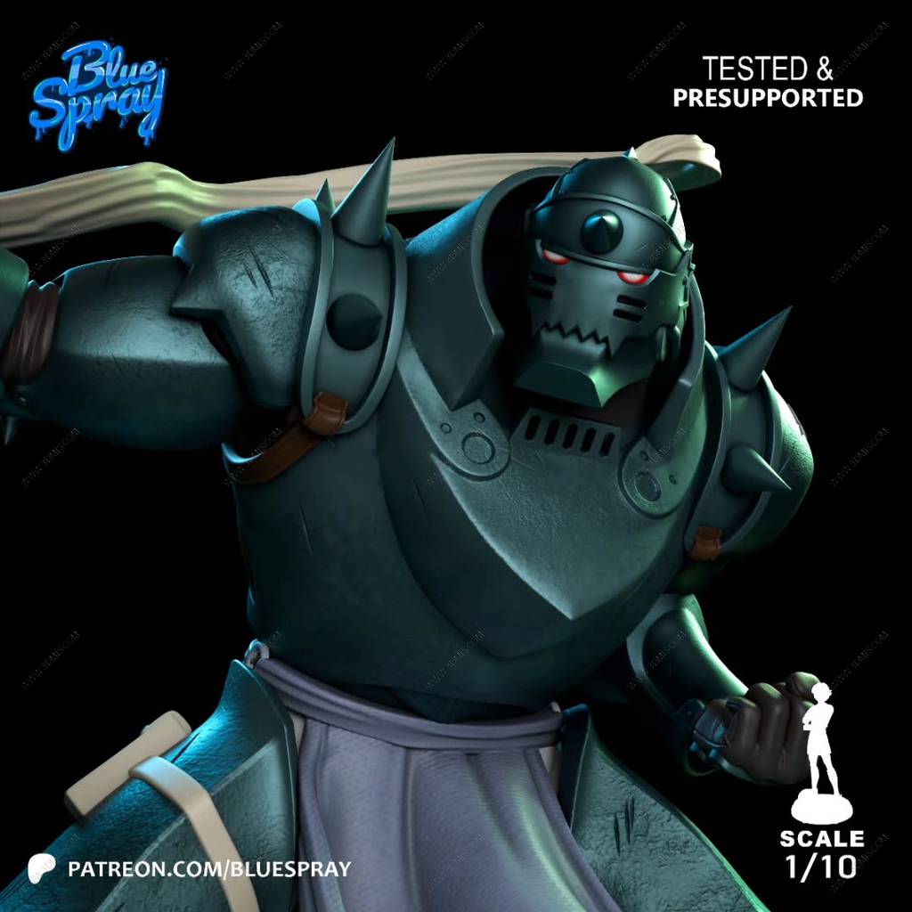 P站图纸印象馆 Blue Spray 钢之炼金术师 艾尔冯斯·艾尔利克 Blue Spray 钢之炼金术师 艾尔冯斯·艾尔利克