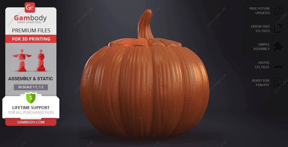 P站图纸印象馆 Gambody 杰克·斯凯灵顿南瓜灯 Gambody 杰克·斯凯灵顿南瓜灯