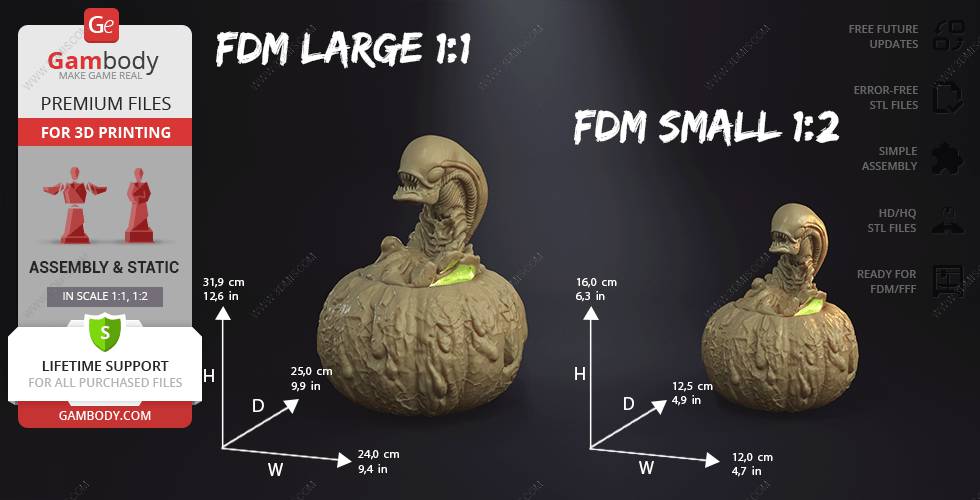 P站图纸印象馆 Gambody 异形南瓜灯 Gambody 异形南瓜灯