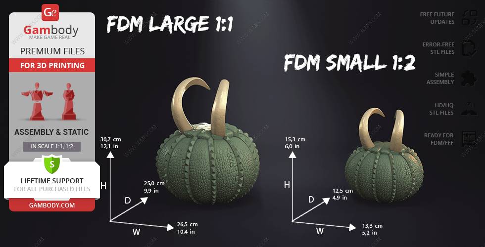 P站图纸印象馆 Gambody 洛基南瓜灯 Gambody 洛基南瓜灯