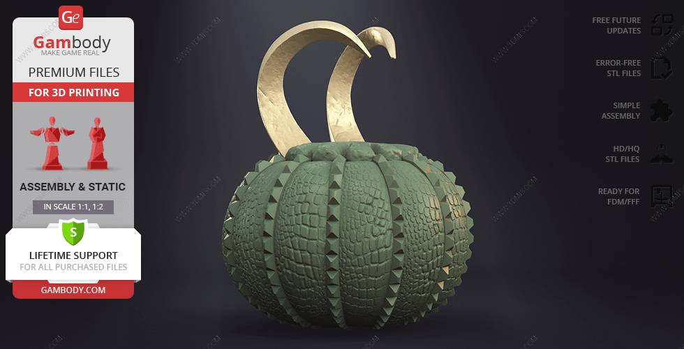 P站图纸印象馆 Gambody 洛基南瓜灯 Gambody 洛基南瓜灯