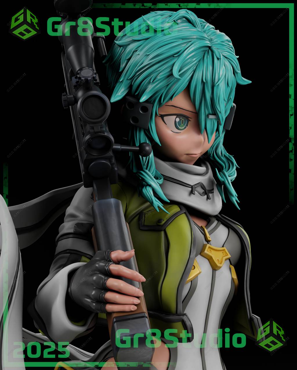 P站图纸印象馆 刀剑神域 朝田诗乃 刀剑神域 朝田诗乃