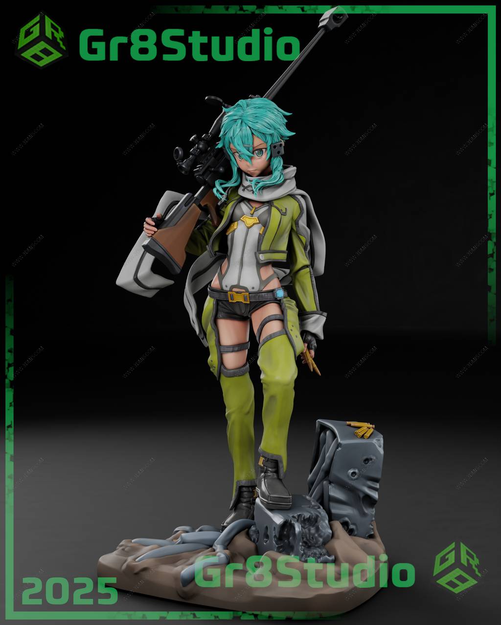 P站图纸印象馆 刀剑神域 朝田诗乃 刀剑神域 朝田诗乃