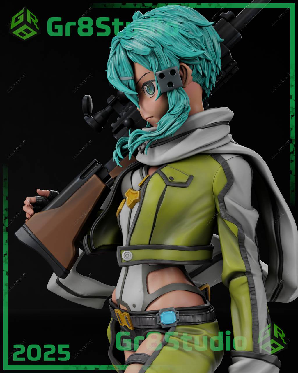 P站图纸印象馆 刀剑神域 朝田诗乃 刀剑神域 朝田诗乃