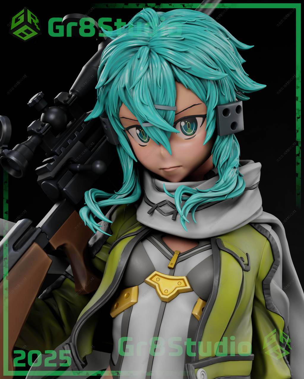 P站图纸印象馆 刀剑神域 朝田诗乃 刀剑神域 朝田诗乃